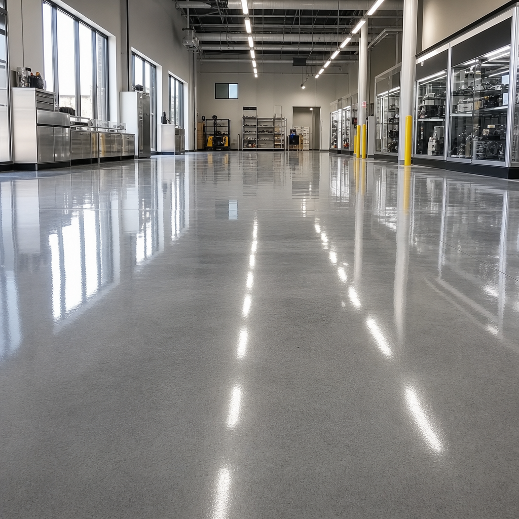 epoxy flooring general topic guide for a durable commercial concrete floor