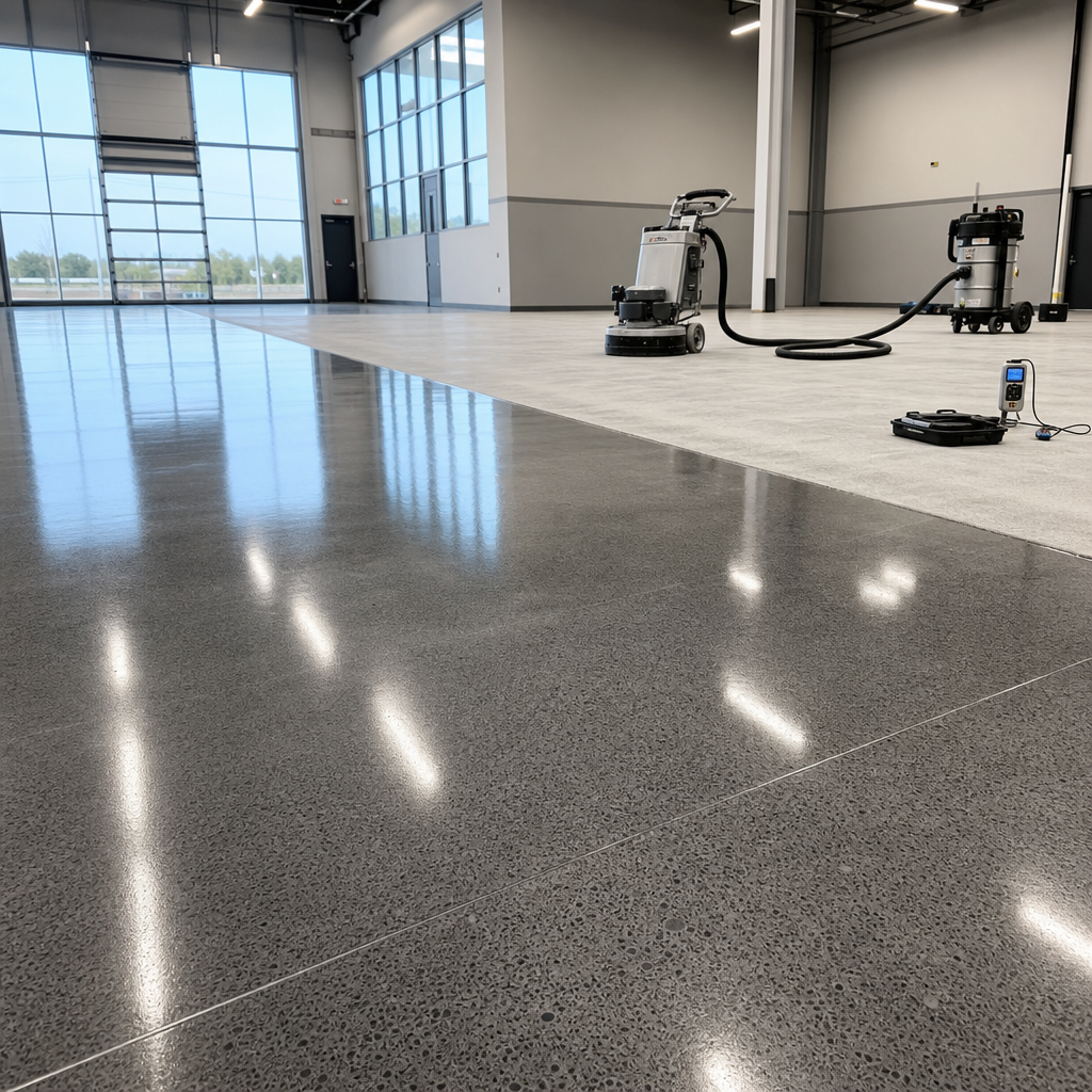 ace preparation is usually required. Diamond grinding or shot blasting opens the