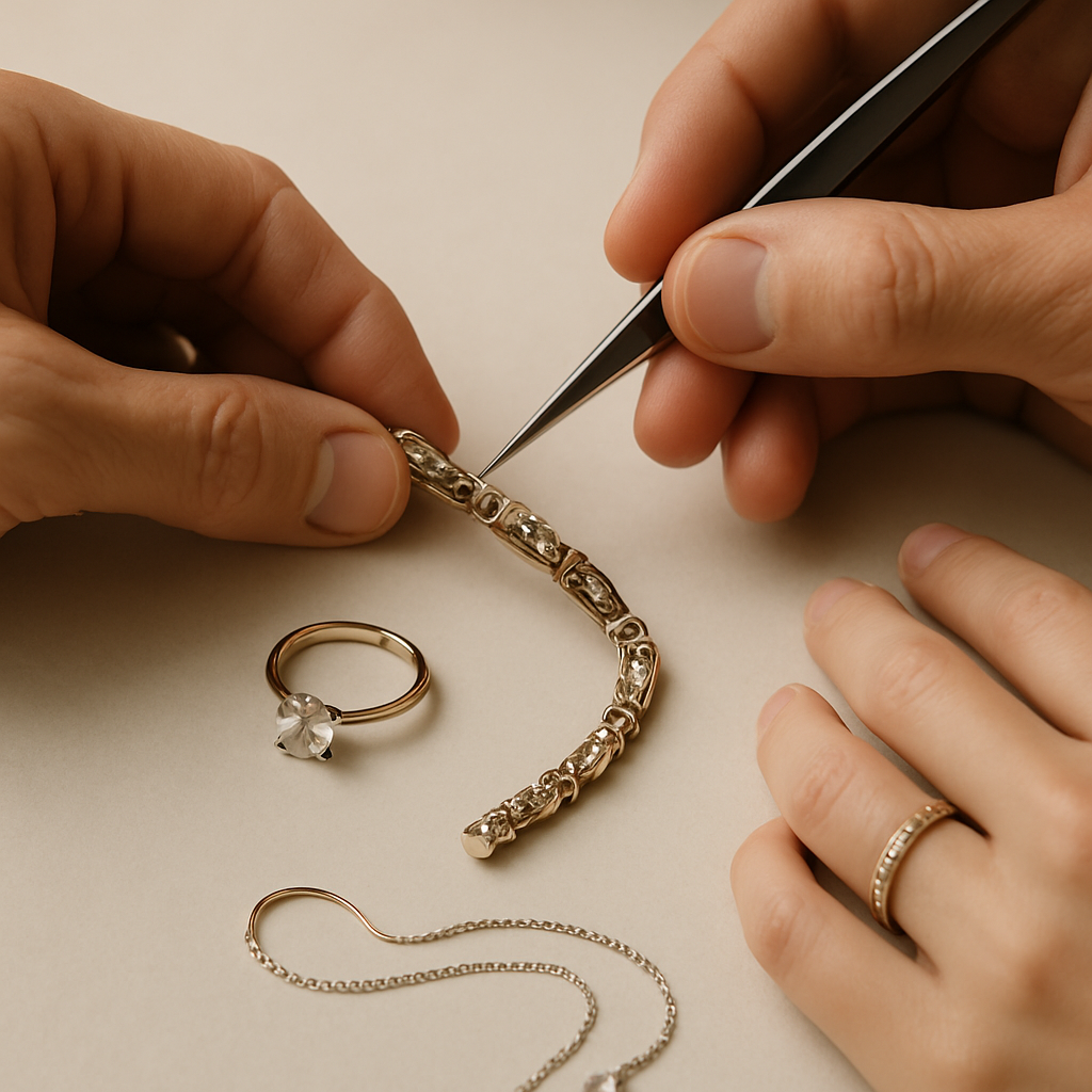 agement ring worn every day, restoring a bracelet passed down through generation